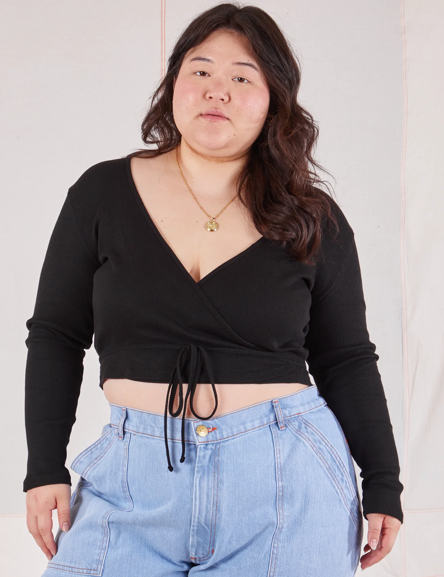 Wrap Top - Basic Black - Image 13